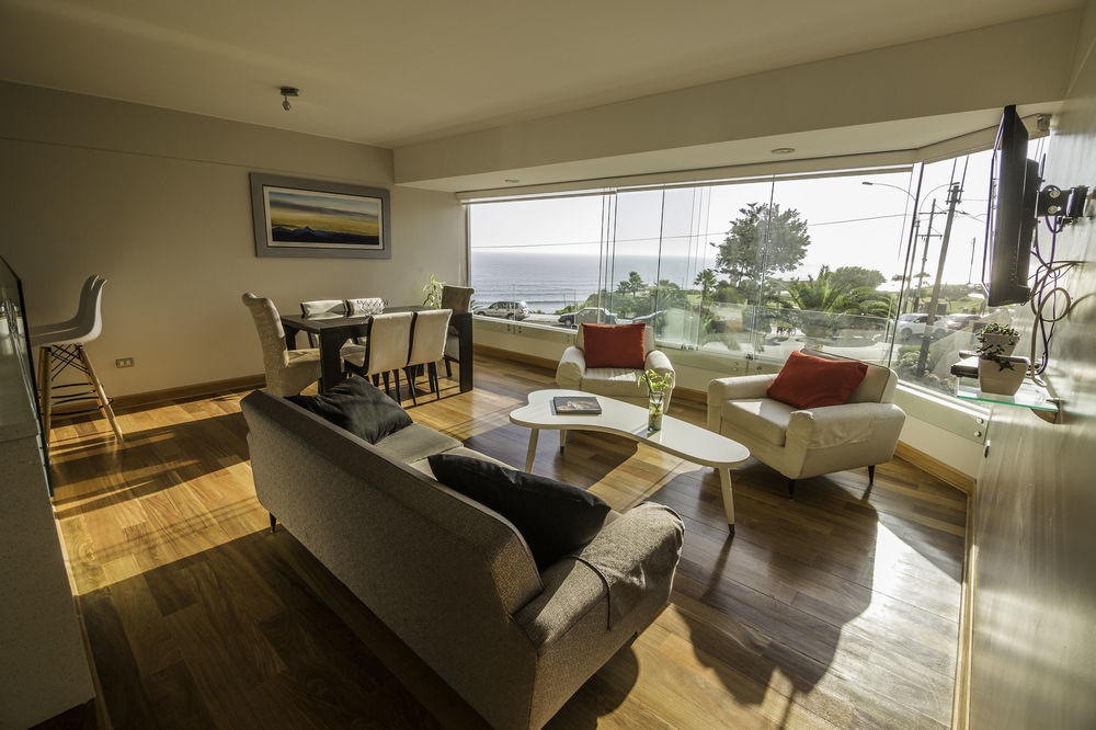 Stylish Ocean View Private Apartment Lima Exterior foto